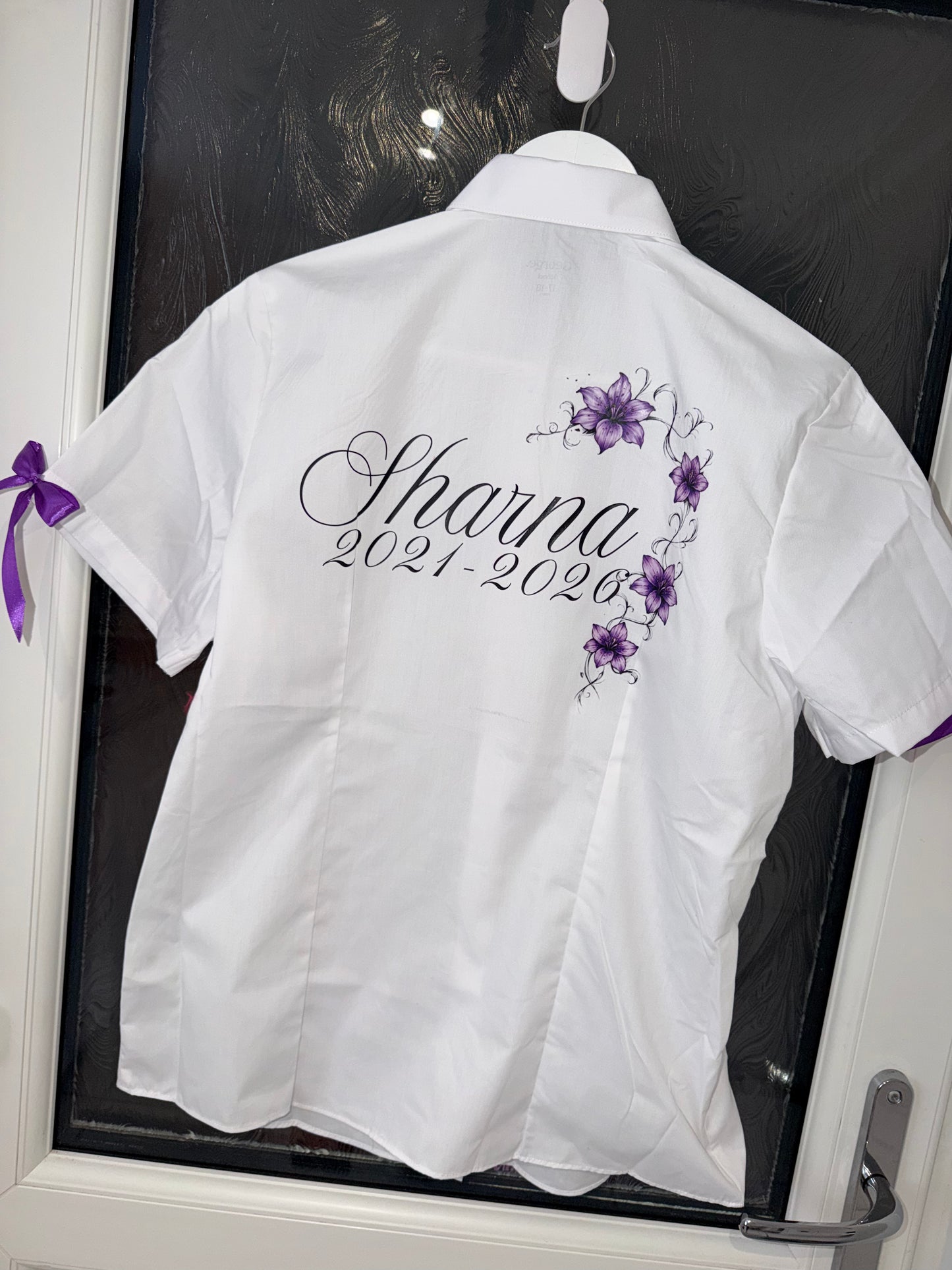 Leavers shirt gothic X floral