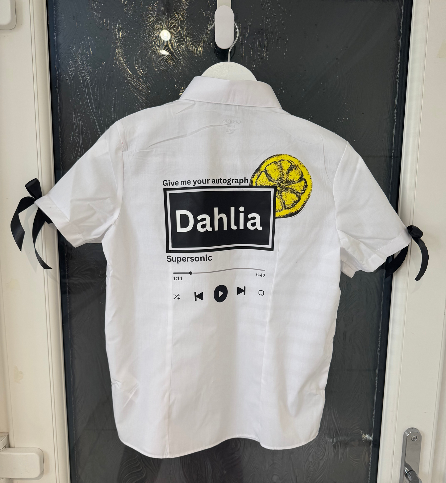 Oasis themed leavers shirt