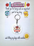 Teacher keyring