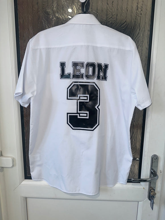 Leavers shirt Campus number design