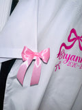 Leavers do shirt bow design