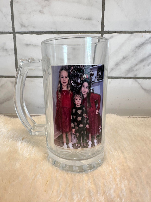 Fathers Day Personalised Beer Glass