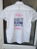 Leavers do shirt floral design