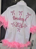 Leavers shirt glitter bows
