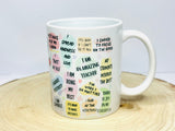 teacher affirmations mug