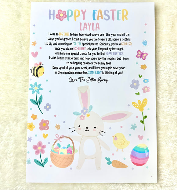 Letter from Easter Bunny