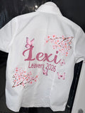 Leavers shirt blossom trees