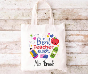 Teacher tote bag