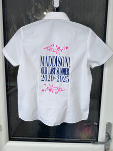 Leavers do shirt floral design