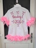Leavers shirt glitter bows