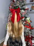 Velvet hair bow