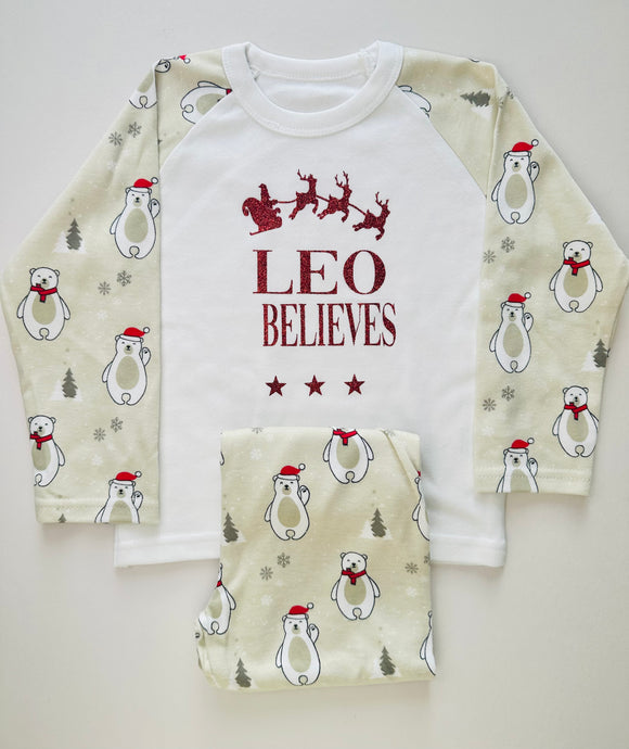 Christmas pyjamas polar bear SALE