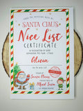 Nice List Certificate