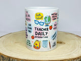 teacher affirmations mug