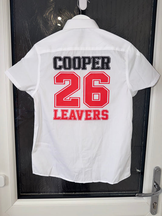 Leavers shirt Campus number design
