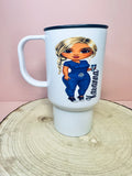 Healthcare travel mug