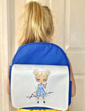 School bag personalised