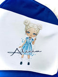 School bag personalised