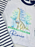 Easter Dino pyjama Navy.
