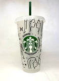 Starsign starbucks tumbler