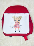 School bag personalised