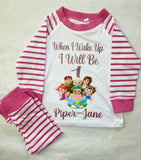 Custom birthday pyjamas - Pink