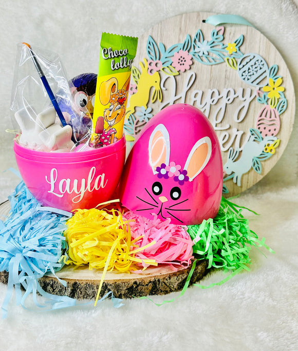 Personalised filled large eggs