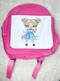 School bag personalised