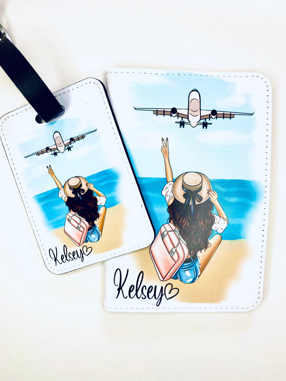 Passport Holder & Matching Luggage Tag