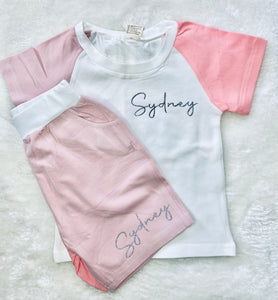 Personalised Summer Set Pink