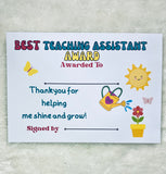 Teacher/ Teaching assistant certificate