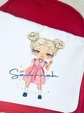 School bag personalised