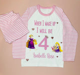 Custom birthday pyjamas - Pink