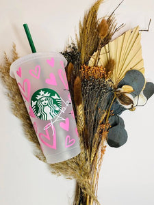 Starbucks cup heart style
