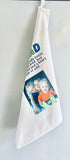 Father's day personalised tea towel