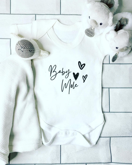 Baby vest personalised