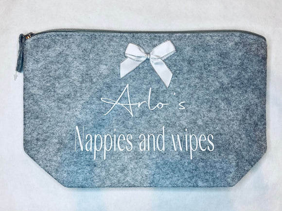 Nappy and wipes bag
